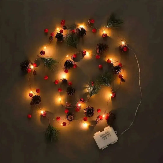 6.5Ft. 20 LED Christmas Garland with Lights Cartsfy Inc.