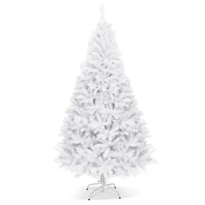 6' / 7.5' / 9' Hinged Artificial Christmas Tree with Metal Stand Cartsfy Inc.