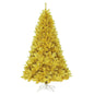6/7.5 Feet Artificial Tinsel Christmas Tree Hinged with Foldable Stand Cartsfy Inc.