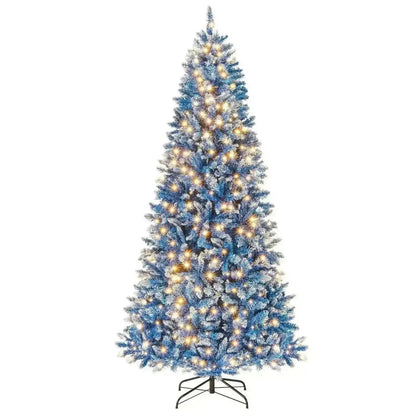 6/7/8/9 FT Artificial Christmas Tree with 767 Snowy Branch Tips Cartsfy Inc.