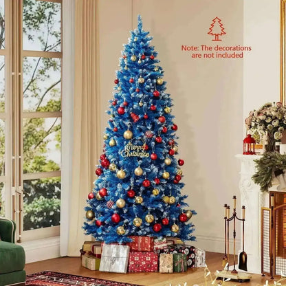 6/7/8/9 FT Artificial Christmas Tree with 767 Snowy Branch Tips Cartsfy Inc.