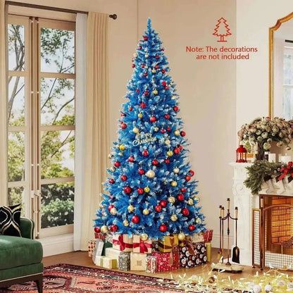 6/7/8/9 FT Artificial Christmas Tree with 767 Snowy Branch Tips Cartsfy Inc.