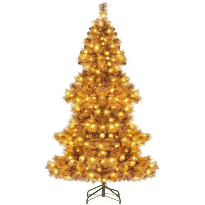 6 Feet Artificial Christmas Tree with 493 Branch Tips for Home Office Carnival Cartsfy Inc.