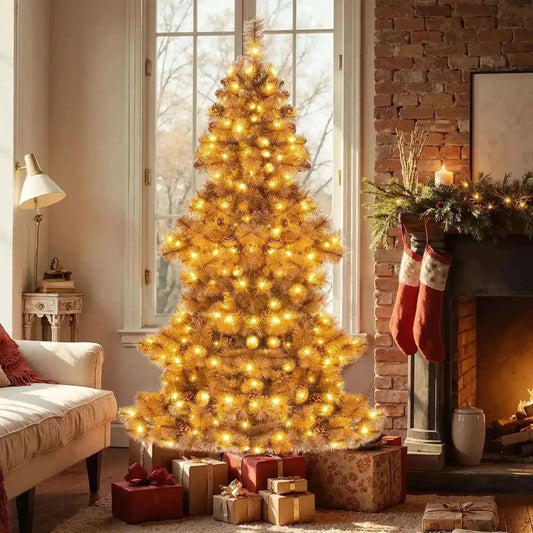 6 Feet Artificial Christmas Tree with 493 Branch Tips for Home Office Carnival Cartsfy Inc.