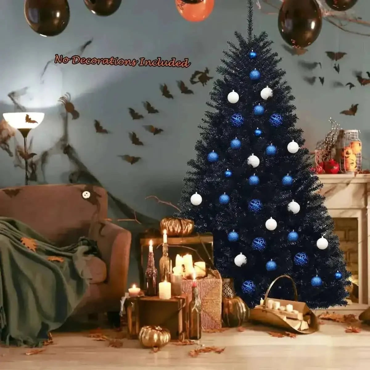 6 Feet Hinged Artificial Halloween Christmas Tree Cartsfy Inc.