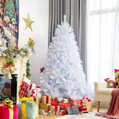 6 Feet Iridescent Tinsel Artificial Christmas Tree with 792 Branch Tips Cartsfy Inc.