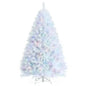 6 Feet Iridescent Tinsel Artificial Christmas Tree with 792 Branch Tips Cartsfy Inc.