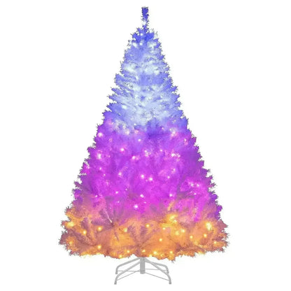 6 Ft Pre-Lit Artificial Christmas Tree with 11 Light Modes Cartsfy Inc.