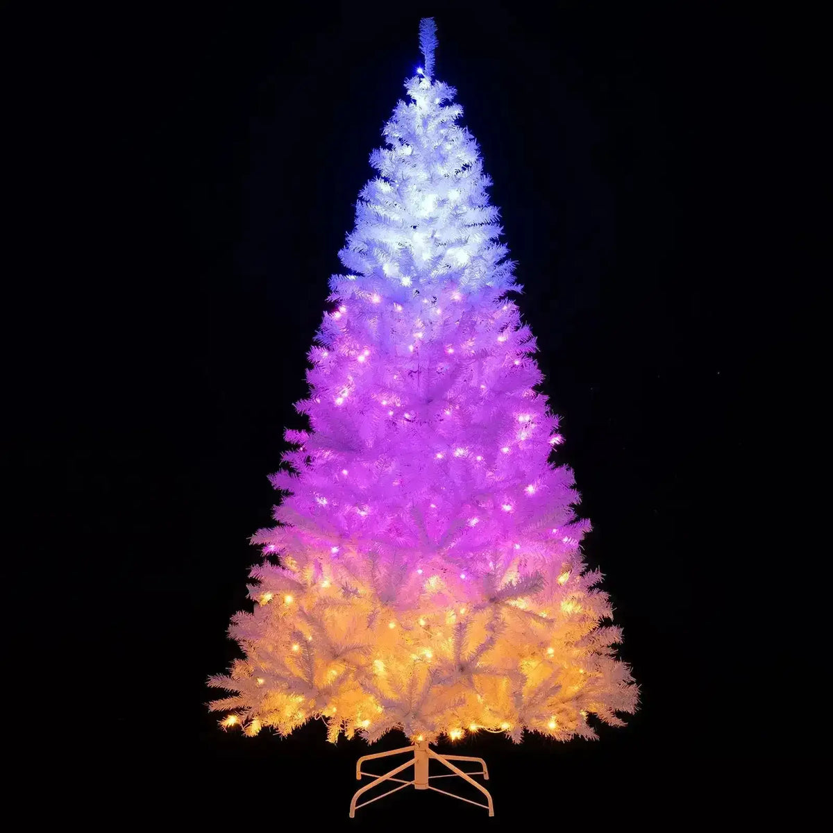 6 Ft Pre-Lit Artificial Christmas Tree with 11 Light Modes Cartsfy Inc.