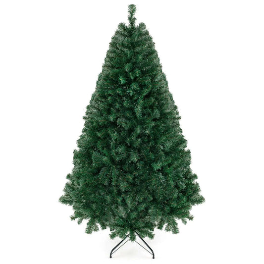 6 Ft Pre-Lit Artificial Christmas Tree with 230 LED Lights DirectDeals Default Title Default Title-