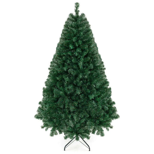 6 Ft Pre-Lit Artificial Christmas Tree with 230 LED Lights DirectDeals Default Title Default Title-