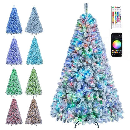 6 FT Smart Pencil Christmas Tree with RGB Lights & Music Sync Cartsfy Inc.