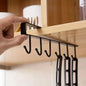 6 Hooks Kitchen Shelf Storage Rack - Cartsfy Inc.