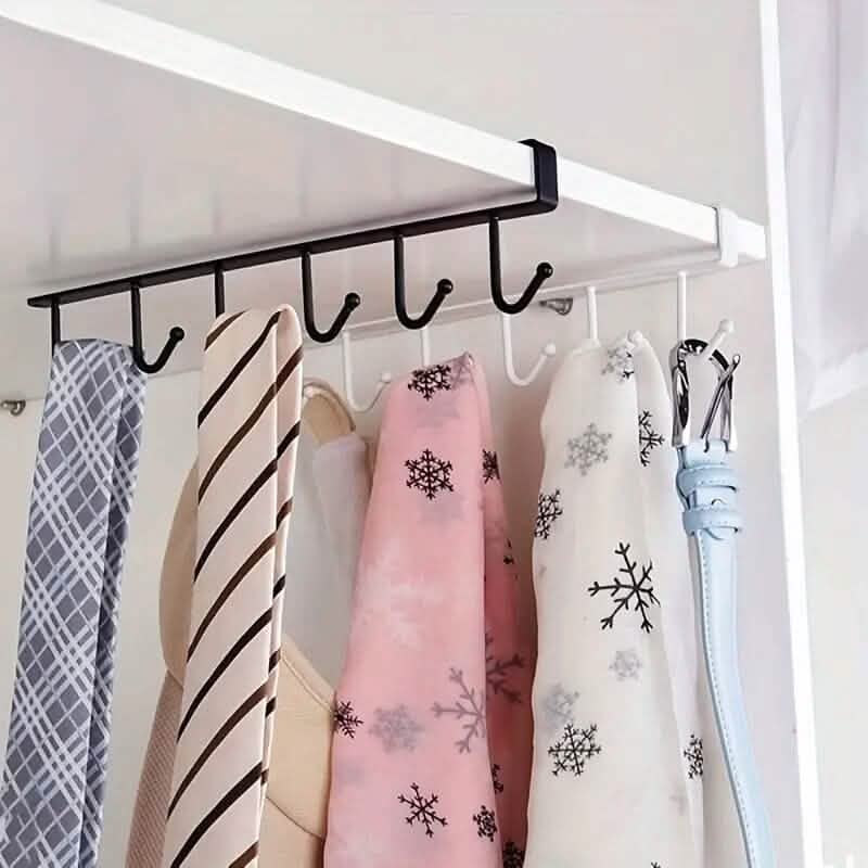 6 Hooks Kitchen Shelf Storage Rack - Cartsfy Inc.