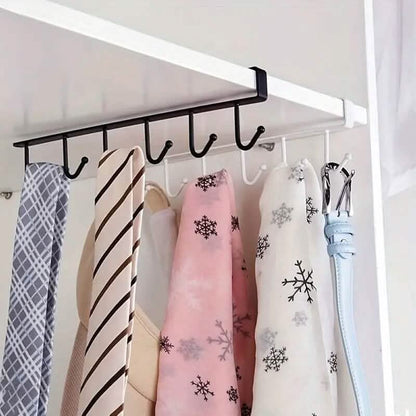 6 Hooks Kitchen Shelf Storage Rack - Cartsfy Inc.