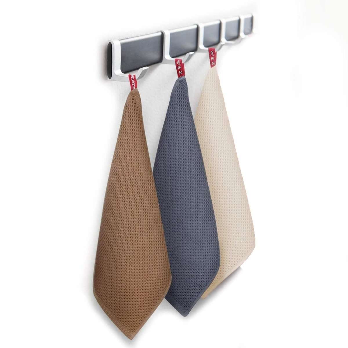6-Pack: Cotton Waffle Woven Kitchen Towel Cartsfy Inc.