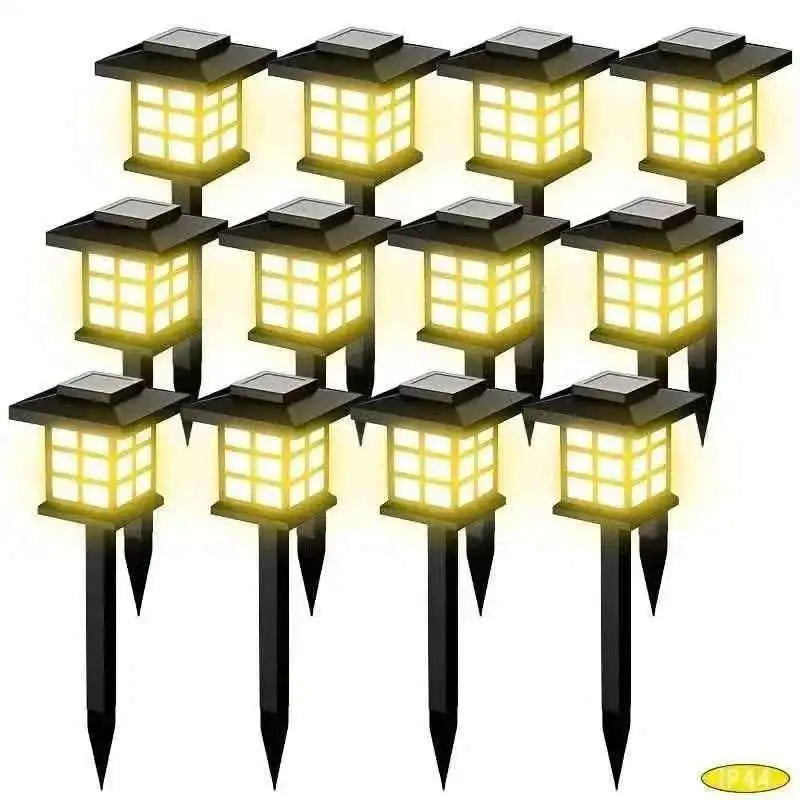 6-Pack: Solar Outdoor Path Lights Warm Light LED, 600mA, Waterproof Cartsfy Inc.
