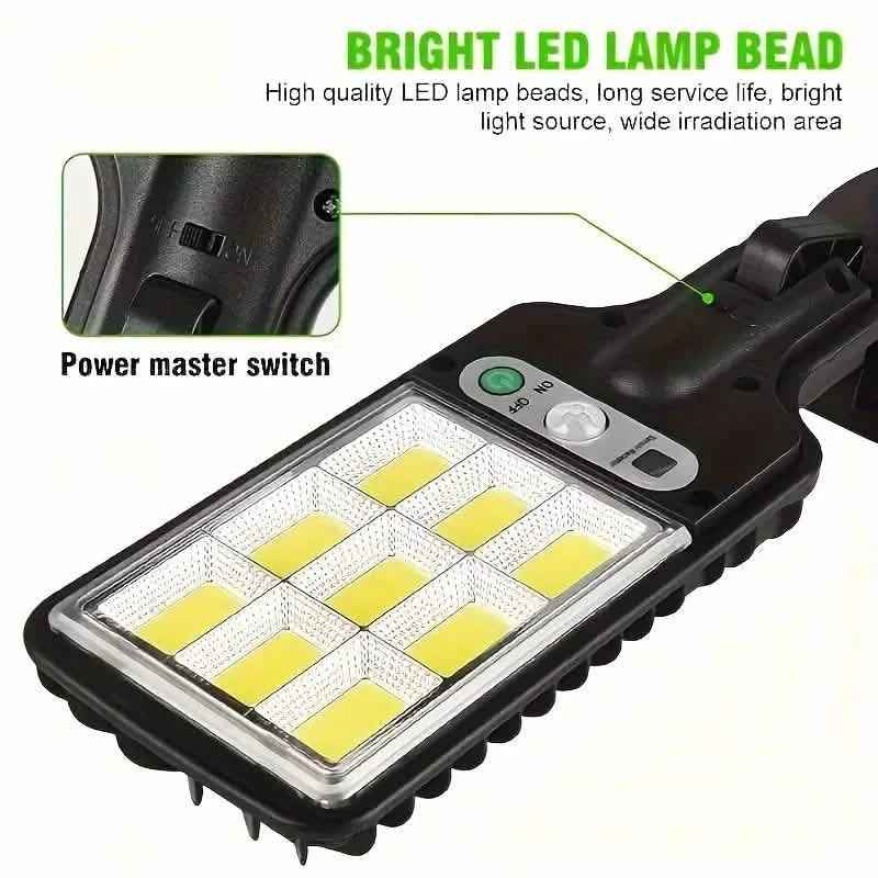 6-Pack: Solar Powered Motion Sensor Outdoor Garden Light with 108 COB LED Lights Cartsfy Inc.