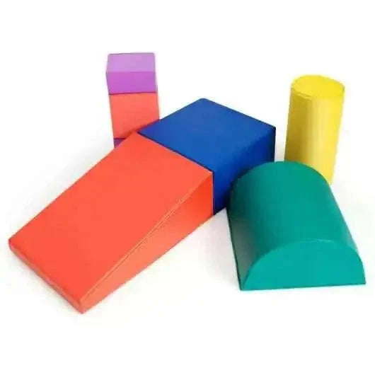 6 Piece Climb Crawl Play Set Indoor Kids  Toddler -Red Cartsfy Inc.