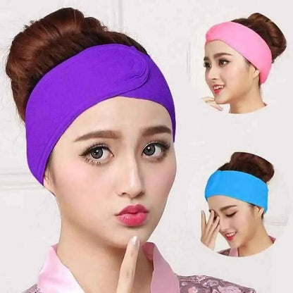 6-Pieces: Women's Face Wash Bath Makeup Hairband DailySale Default Title Default Title-