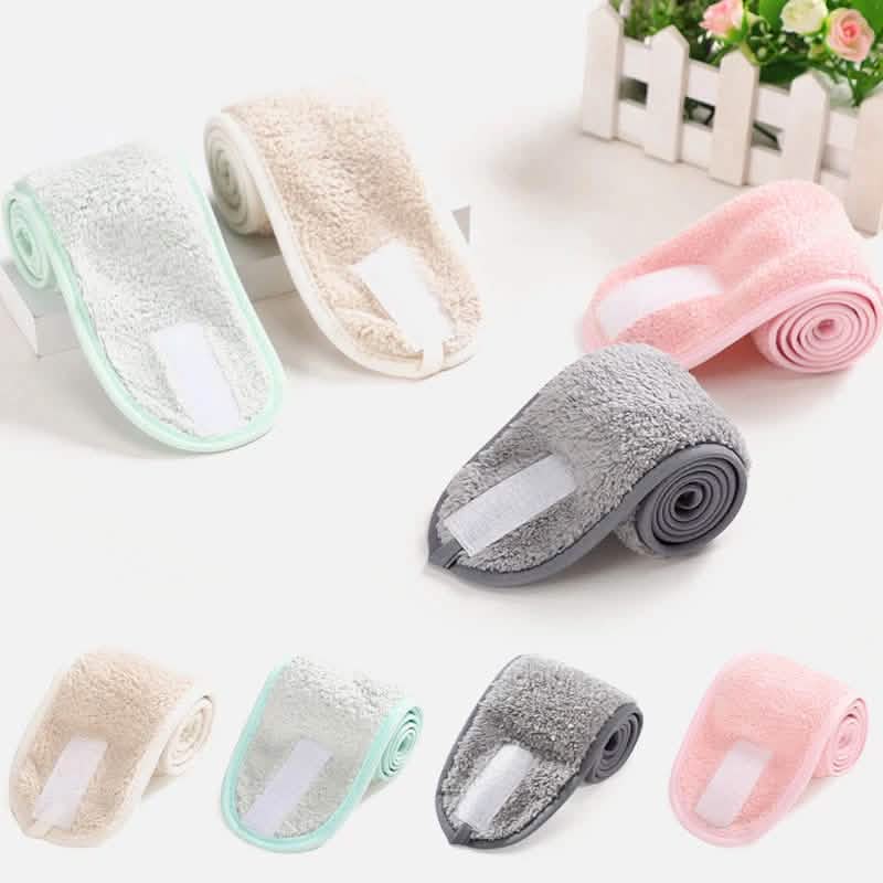 6-Pieces: Women's Face Wash Bath Makeup Hairband Cartsfy Inc.