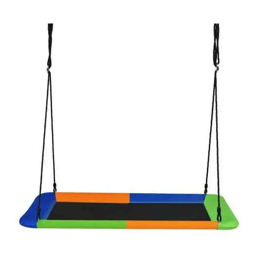 60 Inches Platform Tree Swing with 2 Hanging Straps Cartsfy Inc.