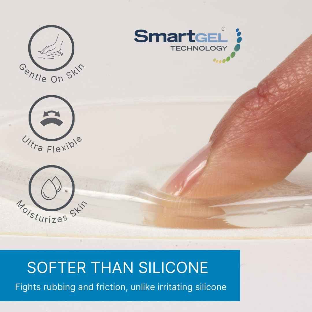 SmartGel gel bunion guard with gentle-on-skin cushioned toe protector