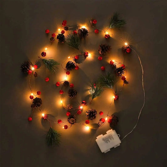 6.5Ft. 20 LED Christmas Garland with Lights DailySale Default Title Default Title-