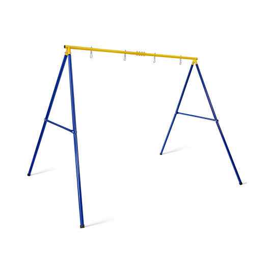660 LBS Extra-Large A-Shaped Swing Stand with Anti-Slip Footpads (Without Seat)-Yellow Cartsfy Inc.