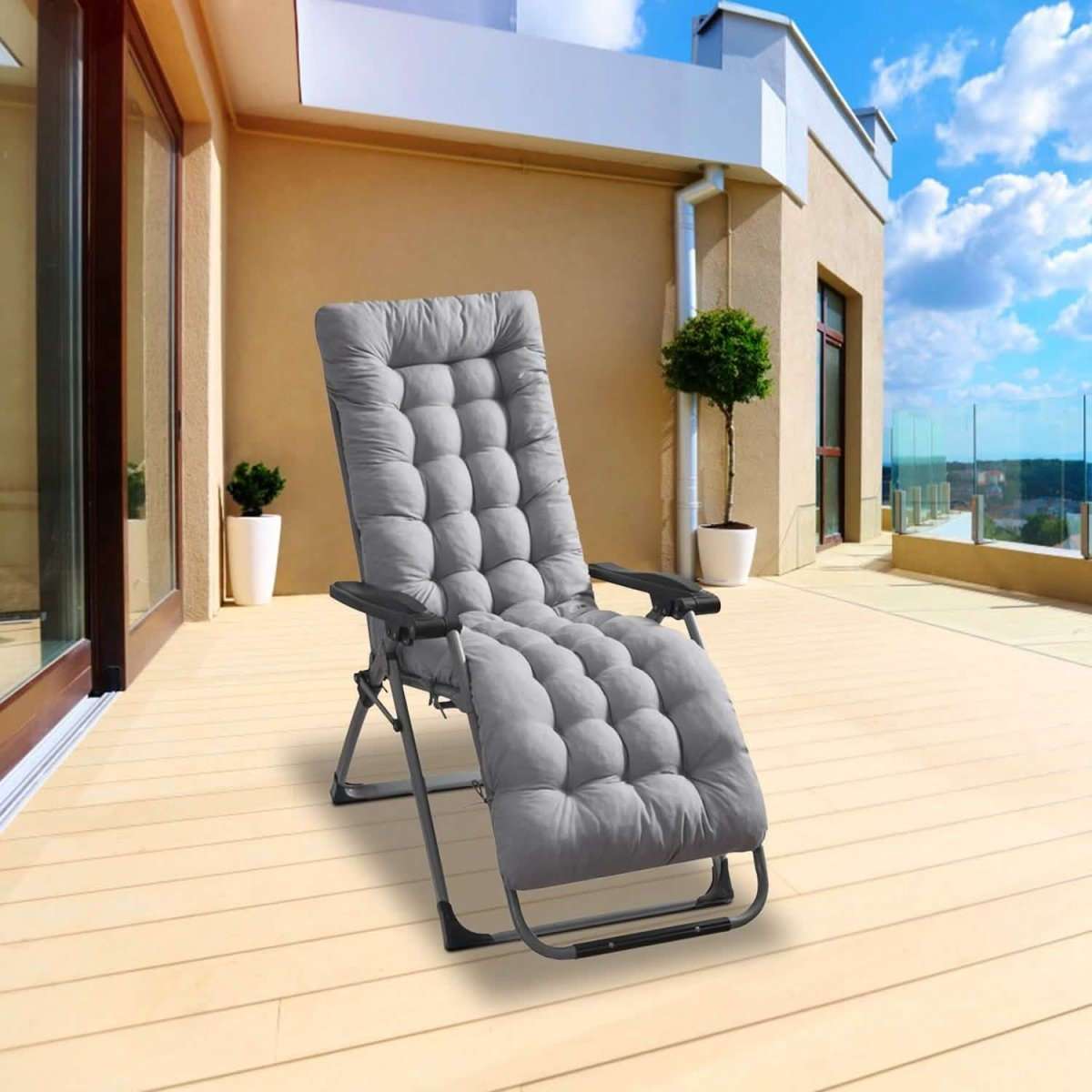 67 x 22 in Chaise Lounger Cushion for Recliner, Rocking Chair & Sofa Cartsfy Inc.