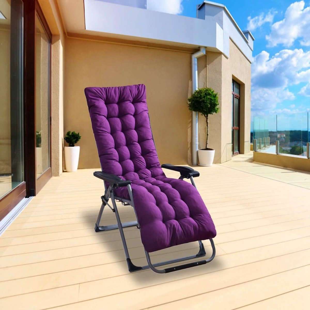 67 x 22 in Chaise Lounger Cushion for Recliner, Rocking Chair & Sofa Cartsfy Inc.