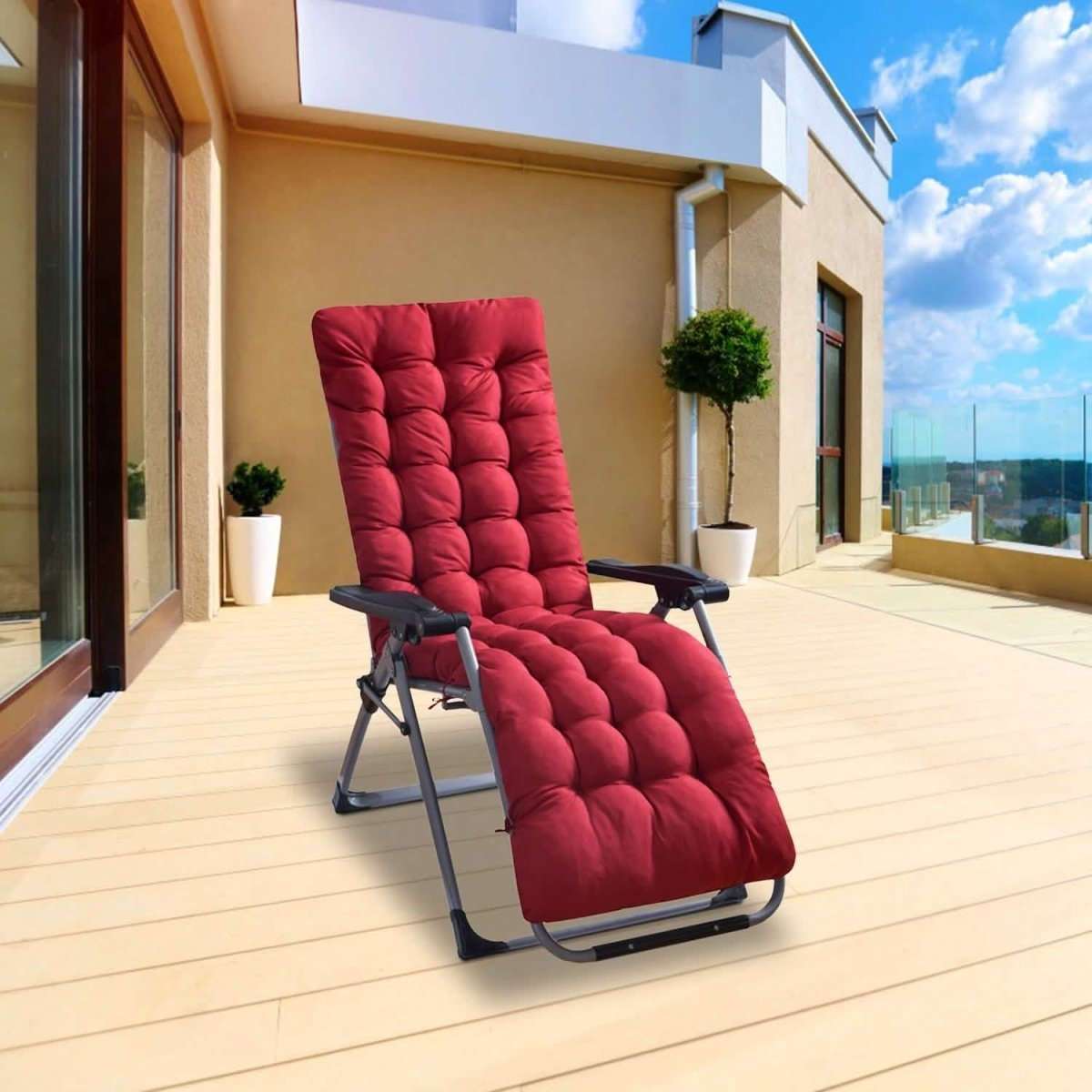 67 x 22 in Chaise Lounger Cushion for Recliner, Rocking Chair & Sofa Cartsfy Inc.