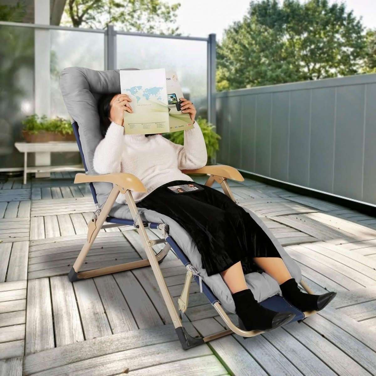 67 x 22 in Chaise Lounger Cushion for Recliner, Rocking Chair & Sofa Cartsfy Inc.