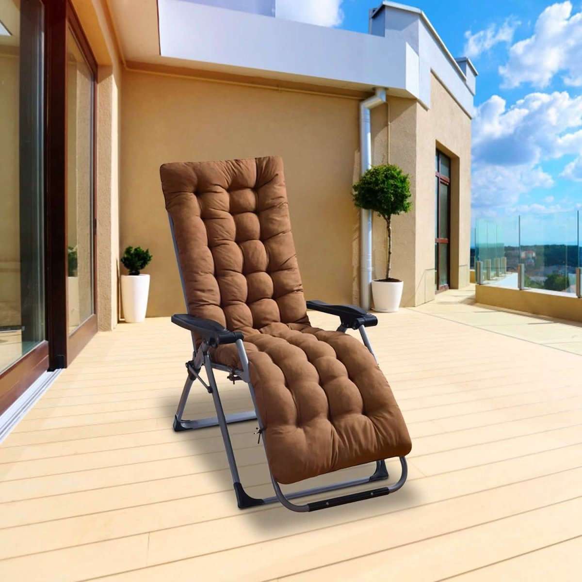 67 x 22 in Chaise Lounger Cushion for Recliner, Rocking Chair & Sofa Cartsfy Inc.