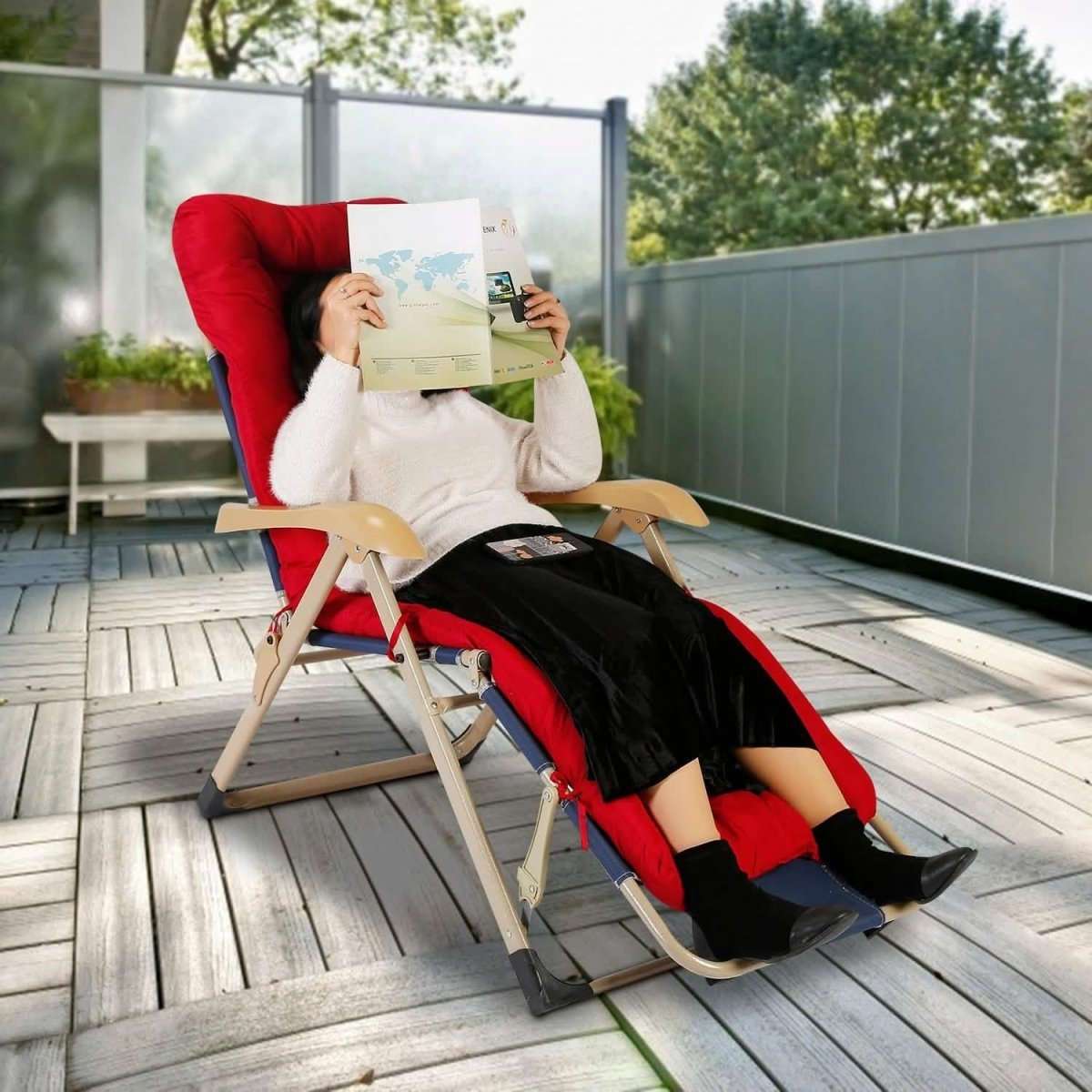 67 x 22 in Chaise Lounger Cushion for Recliner, Rocking Chair & Sofa Cartsfy Inc.