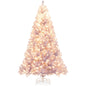 6/7.5 FT Pre-Lit Tinsel Christmas Tree Artificial Xmas Tree