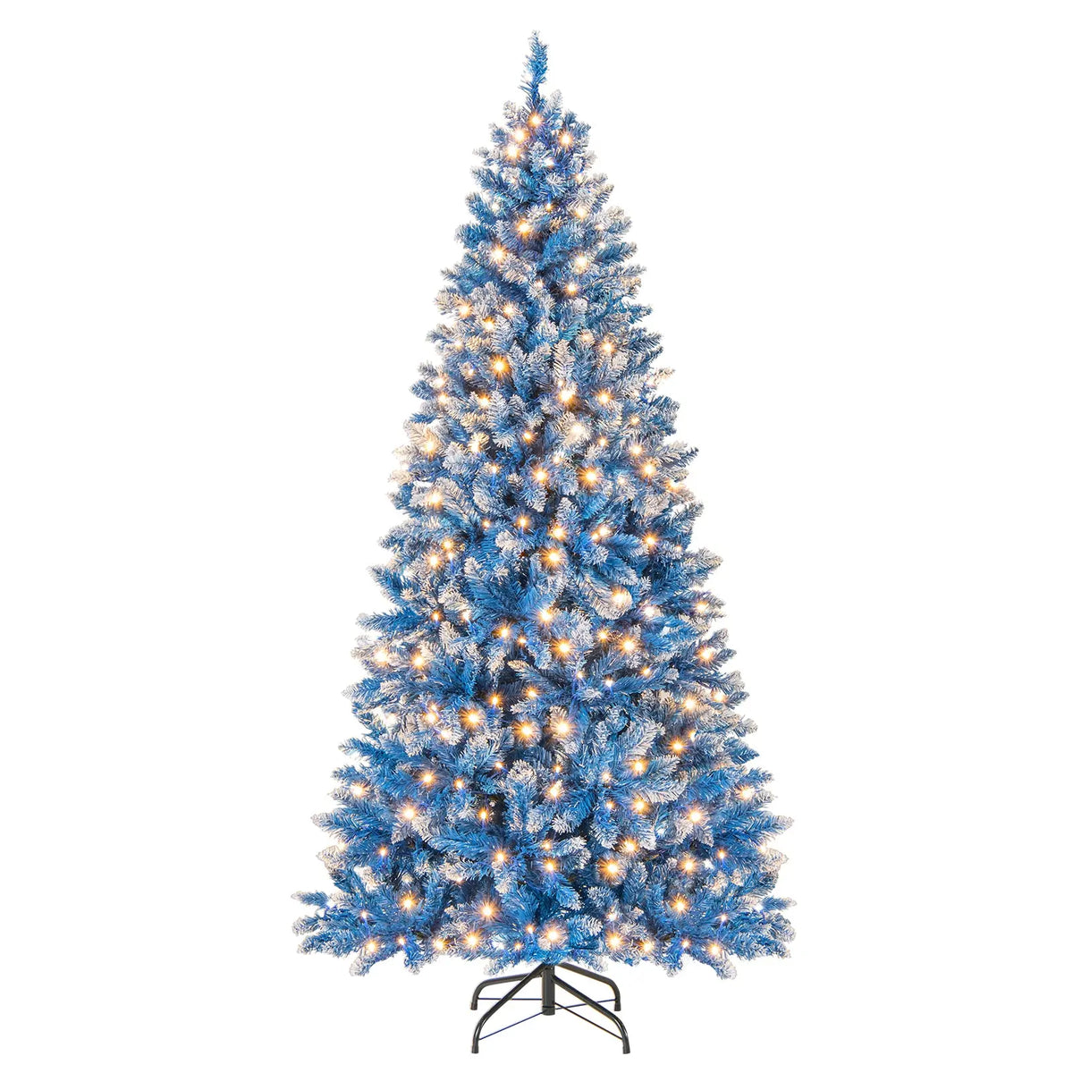 6/7/8/9 FT Artificial Christmas Tree with 767 Snowy Branch Tips