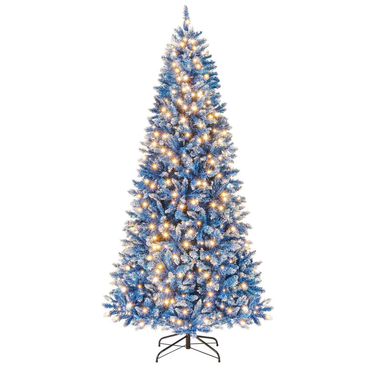 6/7/8/9 FT Artificial Christmas Tree with 767 Snowy Branch Tips