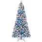 6/7/8/9 FT Artificial Christmas Tree with 767 Snowy Branch Tips