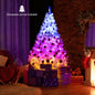 6 Ft Pre-Lit Artificial Christmas Tree with 11 Light Modes