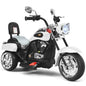 6V 3 Wheel Kids Motorcycle-White Cartsfy Inc.