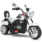 6V 3 Wheel Kids Motorcycle-White Cartsfy Inc.