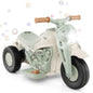6V Kids Electric Ride on Motorcycle with Bubble Maker and Music-Beige Cartsfy Inc.