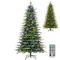 7.5 Feet Pre-Lit Artificial Christmas Tree with Warm White LED Lights Cartsfy Inc.