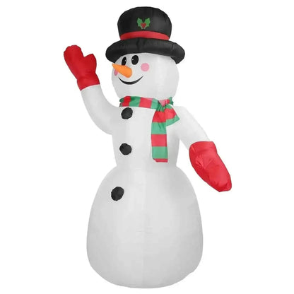 7.9ft Christmas Inflatable Giant Snowman Blow Up with LED Lights Hat Scarf Cartsfy Inc.
