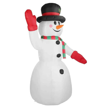7.9ft Christmas Inflatable Giant Snowman Blow Up with LED Lights Hat Scarf Cartsfy Inc.