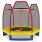 7 Feet Kids Recreational Bounce Jumper Trampoline-Red Cartsfy Inc.
