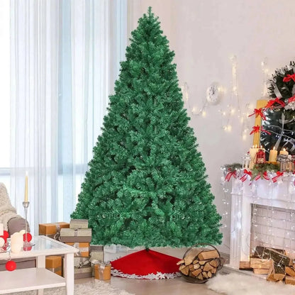 7 Feet PVC Artificial Christmas Tree with LED Lights Cartsfy Inc.