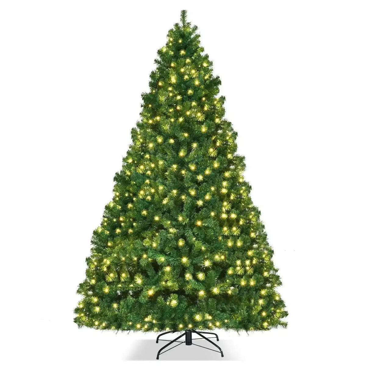 7 Feet PVC Artificial Christmas Tree with LED Lights Cartsfy Inc.