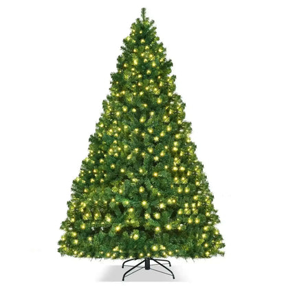 7 Feet PVC Artificial Christmas Tree with LED Lights Cartsfy Inc.